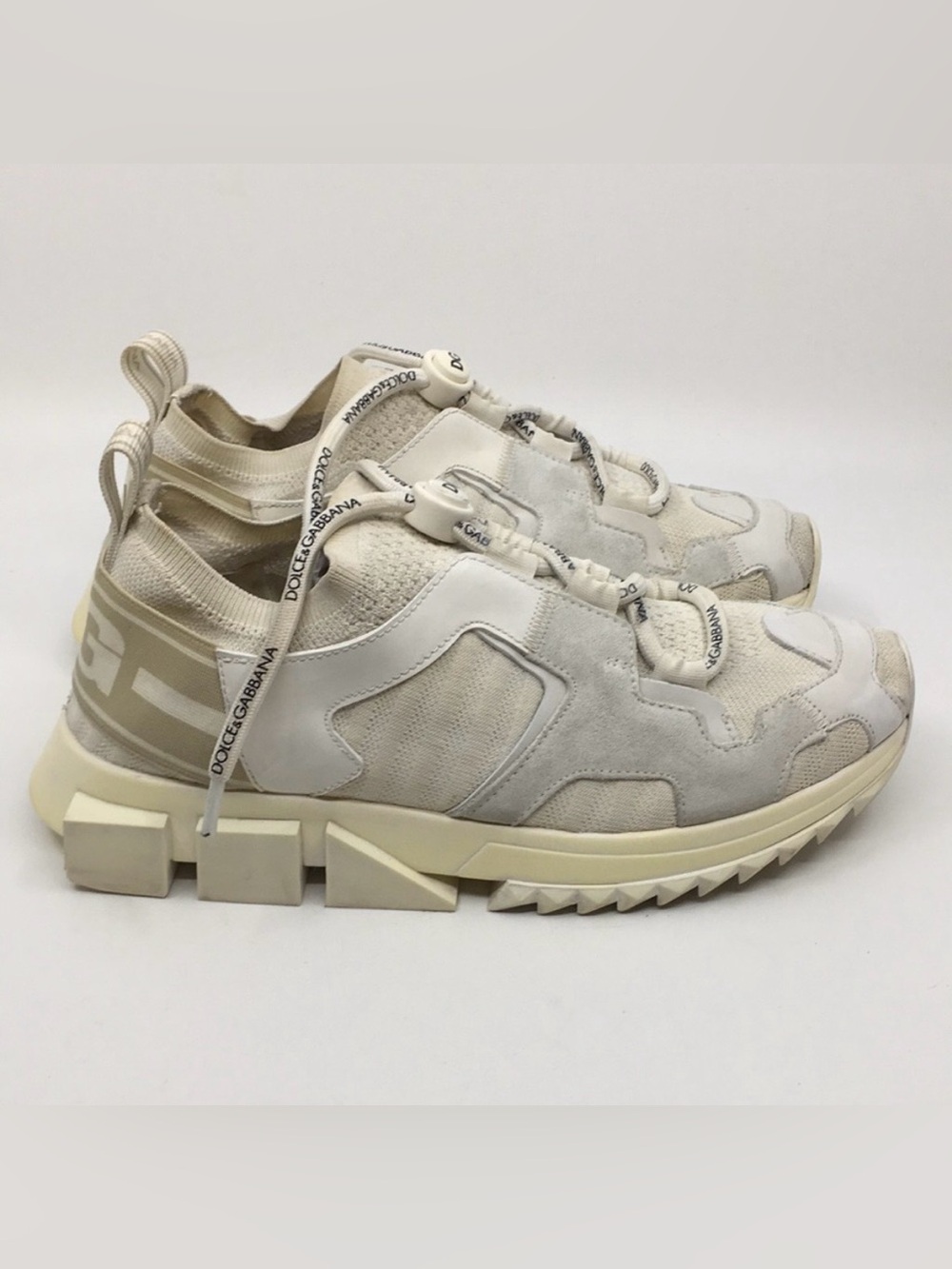 Dolce & Gabbana White Athletic Sneakers